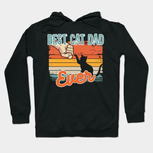 Best cat dad ever quarantined fathers day gifts 2020 quarantined Hoodie by Gaming champion